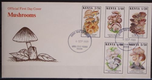 Kenia 486-490 gestempelt