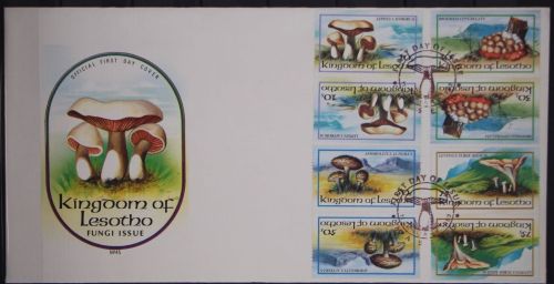 Kehrdruckpaare Lesotho 411-414 gestempelt