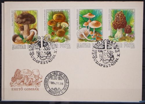 Ungarn 3708-3714 B gestempelt FDC / Pilze #GC204
