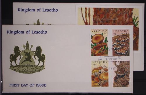 Lesotho 777-780 und Block 64 postfrisch