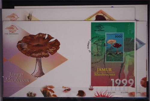 Indonesien 3er-Str. 1896-1904 und Block 145 postfrisch