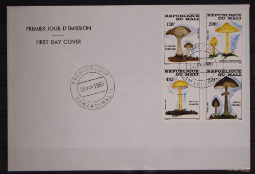 Mali 1038-1041 postfrisch als FDC / Pilze #GC255