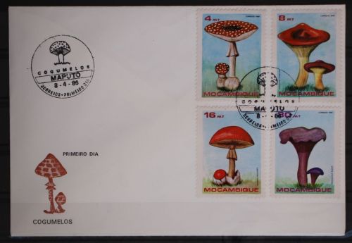 Mocambique 1057-1060 gestempelt als FDC #GC010