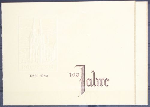 Alliierte Besetzung 69-72 gestempelt FDC Sonderstempel auf Schmuckkarte #GE897