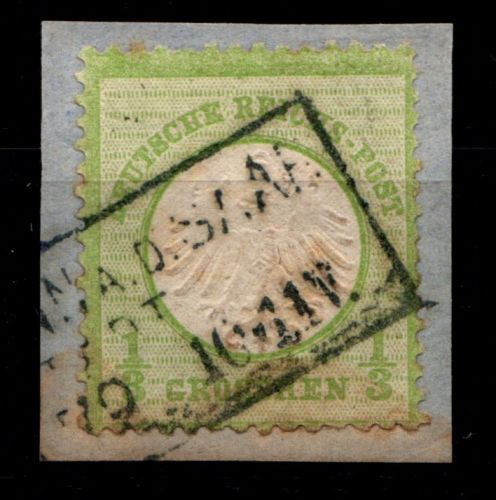 Deutsches Reich 2 gestempelt mit stärkeren Mängeln, z.B. fleckig #GN967