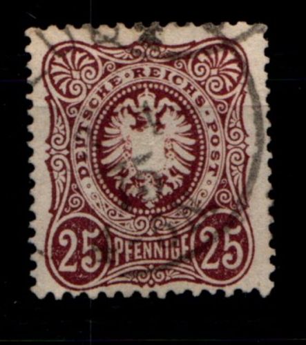 Deutsches Reich 35a gestempelt gepr. Zenker BPP #GO172