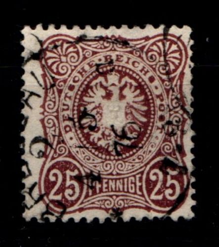 Deutsches Reich 35a gestempelt gepr. Zenker BPP #GO179