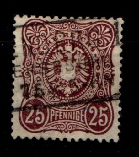Deutsches Reich 35a gestempelt gepr. Zenker BPP #GO185