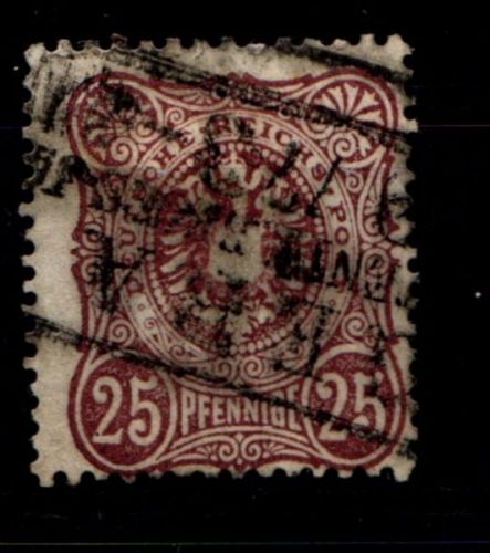 Deutsches Reich 35a gestempelt gepr. Wiegand BPP #GO192