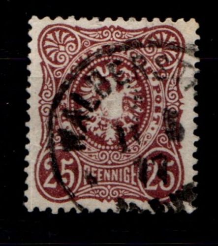 Deutsches Reich 35a gestempelt gepr. Wiegand BPP #GO194