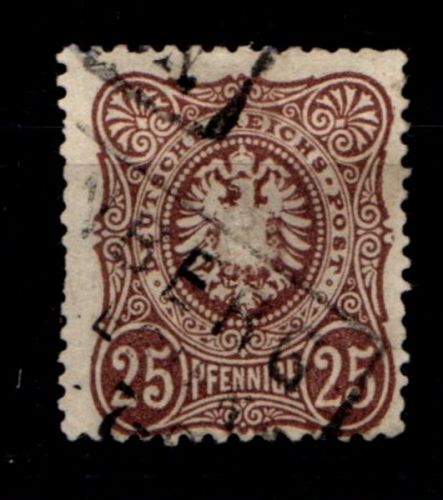 Deutsches Reich 35b gestempelt leichte Mängel gepr. Wiegand BPP #GO223