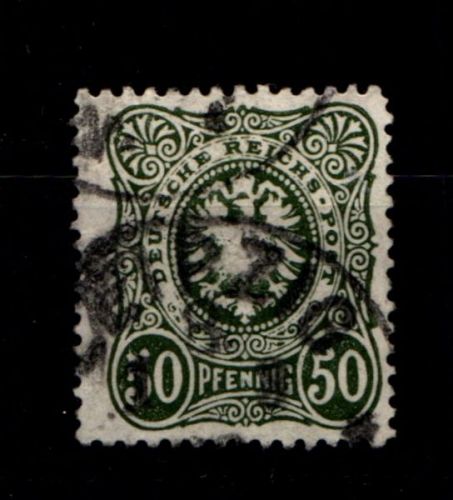 Deutsches Reich 44ba gestempelt gepr. Wiegand BPP, Mängel #GO423