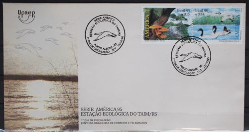 Brasilien Paar 2670-2671 gestempelt als FDC / Pilze #GC445