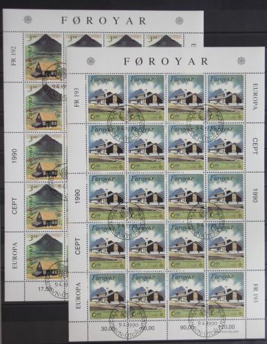 Färöer 198-199 gestempelt