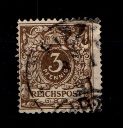 Deutsches Reich 45a gestempelt tief gepr. Zenker BPP #GP161