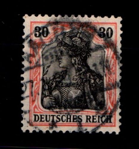 Deutsches Reich 89 Iy gestempelt tiefst gepr. Zenker #GP493
