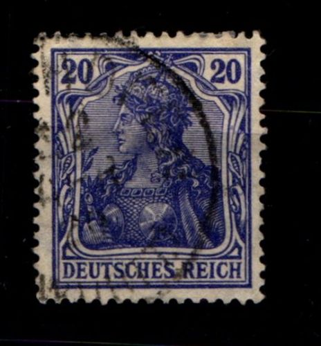 Deutsches Reich 87 IId gestempelt Typenprüfung #GP661