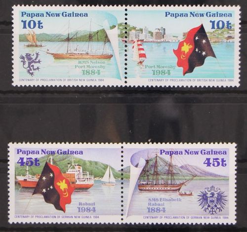 Papua Neuguinea 483-486 postfrisch 2 PaareSchifffahrt #GN225
