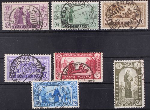 Italien 362-368 gestempelt #GM787