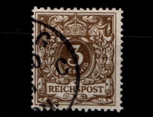 Deutsches Reich 45a gestempelt Typenprüfung #GM202