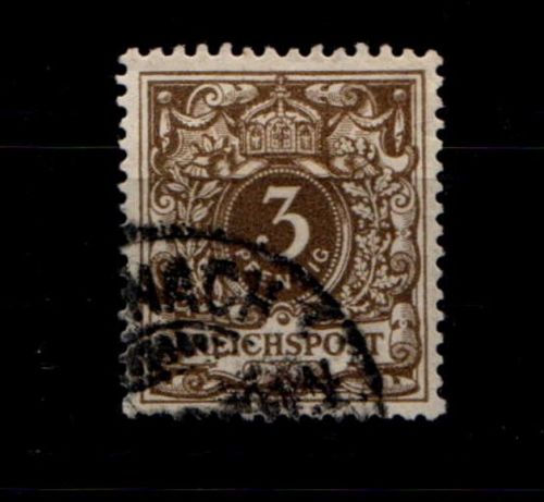 Deutsches Reich 45a gestempelt gepr. Zenker BPP #GM208