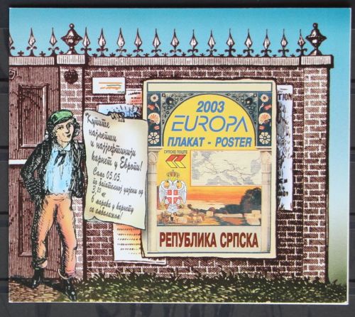 Serbische Republik Markenheft 6 postfrisch