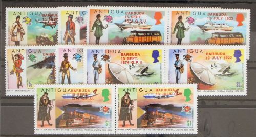 Barbuda Paare 157-170 postfrisch UPU #GC785