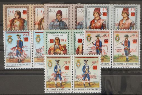 Sao Tome e Principe Satz b 464 b I, 465 b II ff. postfrisch Wissenschaft #GC810