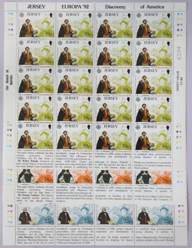 Großbritannien Jersey 574-576 postfrisch als Kleinbogen #GI003