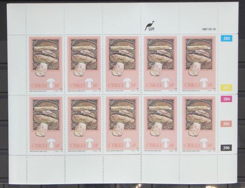 Ciskei Zehnerbogen 110-113 postfrisch