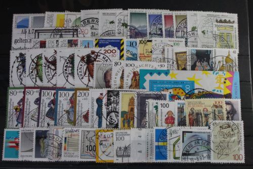 BRD Bund Jahrgang 1993 gestempelt meist mit Abostempeln #BRD-O-1993