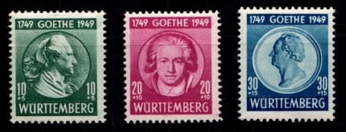 Fr. Zone Württemberg 44-46 postfrisch #GF769