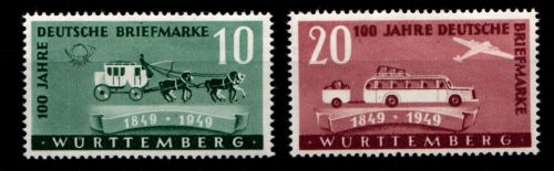 Fr. Zone Württemberg 49-50 postfrisch #GF772