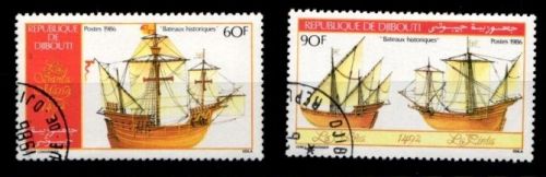 Dschibuti 465-466 gestempelt