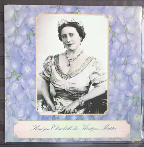 Isle of Man ZD-Bg. Folder 853-858, Block 39 postfrisch Königin Mutter #GG094