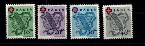 Fr. Zone Baden 42-45 postfrisch #GM683