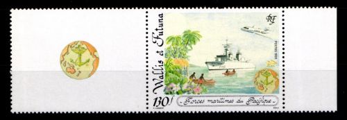 Wallis & Futuna 634 postfrisch Schifffahrt #GN410