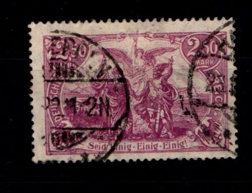 Deutsches Reich 115 e gestempelt gepr. Infla #GR270