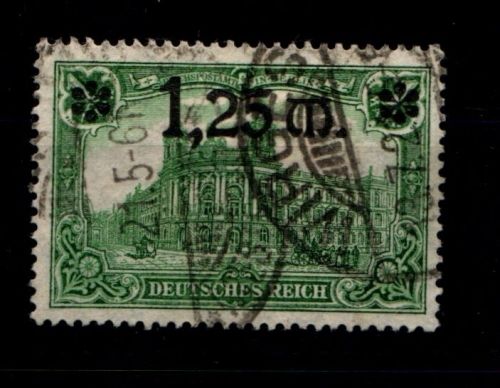 Deutsches Reich 116 TypI gestempelt gepr. Infla #GR310