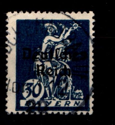 Deutsches Reich 123 PFII gestempelt