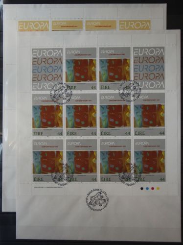 Irland 825-826 gestempelt als Kleinbogensatz als FDC #GD887