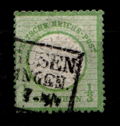 Deutsches Reich 17a gestempelt geprüft #GV203