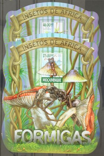 Mosambik 7844-7847 und Block 1009 postfrisch