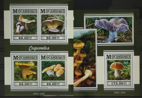 Mosambik 7989-7992 und Block 1038 postfrisch