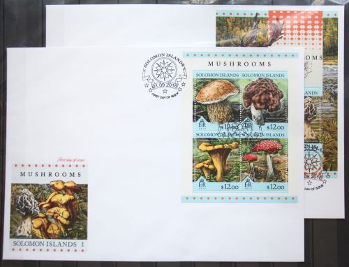 Salomon Inseln 3751-3754 und Block 531 gestempelt Kleinbogen / als FDC #GG305