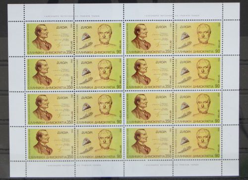 Griechenland 1848 und 1849 postfrisch Kleinbogen / Wissenschaft #GG509