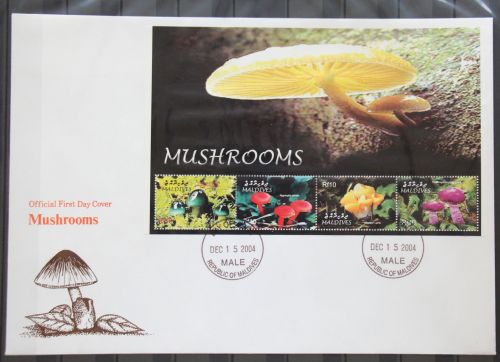 Malediven 4421-4424 gestempelt Kleinbogen / als FDC #GG523