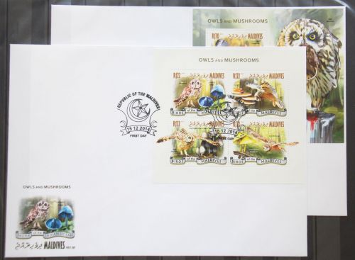 Malediven 5440-5443 und Block 751 gestempelt Kleinbogen / als FDC #GG525
