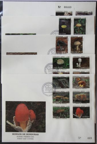 Honduras 1257-1286 gestempelt Sechserblöcke / als FDC #GG401