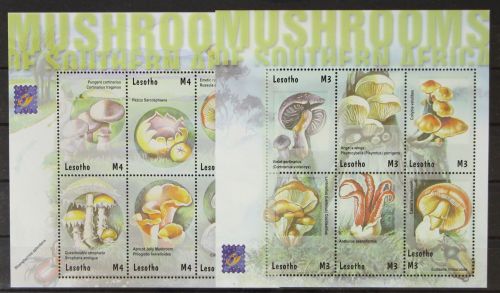 Lesotho 1768-1779 postfrisch Kleinbogensatz / Pilze #GH179